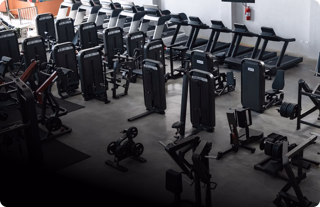 Equipamentos da academia
